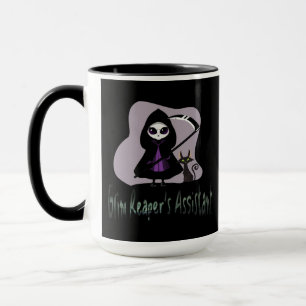 Grim Reaper’s Assistant cute grim reaper Mug