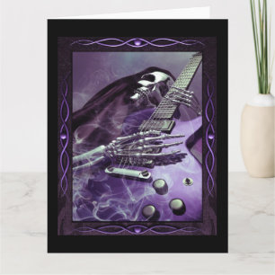 Grim Reaper’s Guitar Big Greeting Card