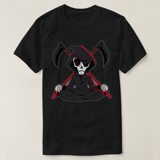 Grim reaper  Scary Halloween costume Pullover  (Design Front)