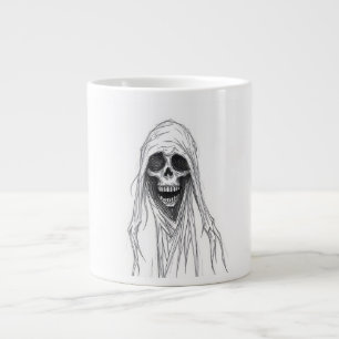 Grim Reaper Skeleton Large Coffee Mug