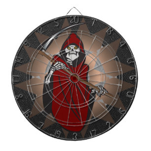 Grim Reaper Skull Dartboard