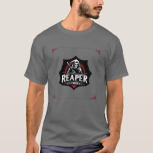 Grim Reaper Skull Graphic Tee