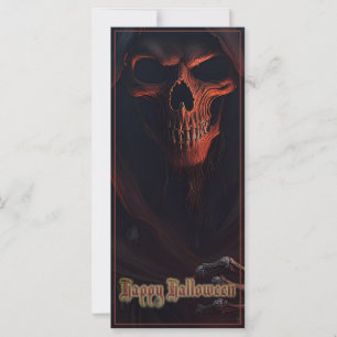 Grim Reaper Skull Halloween Spooky Art