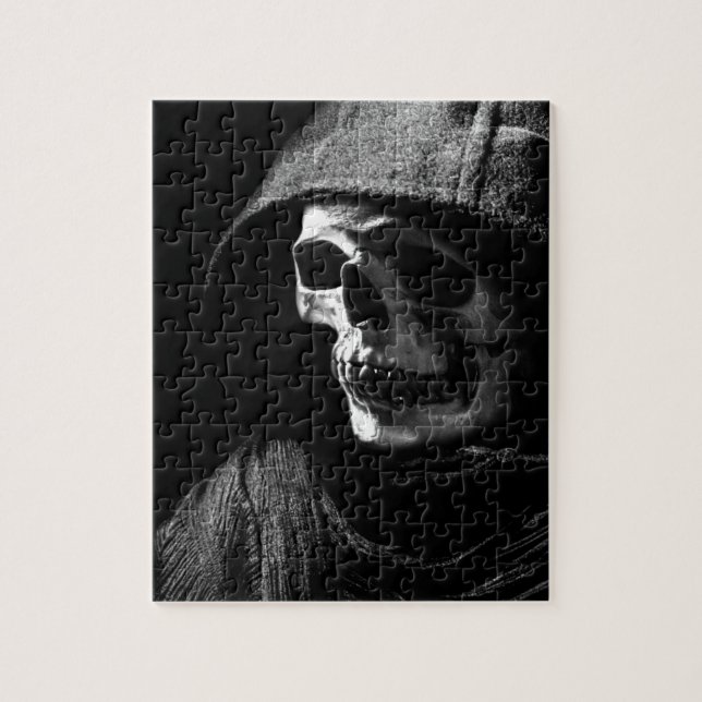 Grim Reaper Skull Jigsaw Puzzle (Vertical)