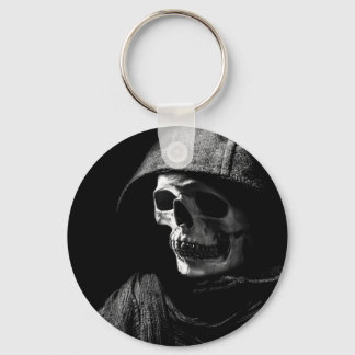 Grim Reaper Skull Key Ring