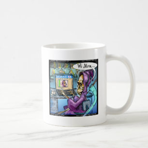 Grim Reaper & Skythe Funny Gifts Cards & Tees Coffee Mug