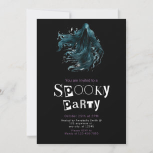 Grim Reaper Spooky Halloween Party Invitation