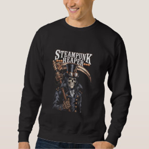 Grim Reaper Steampunk Death God Gears Top Hat SciF