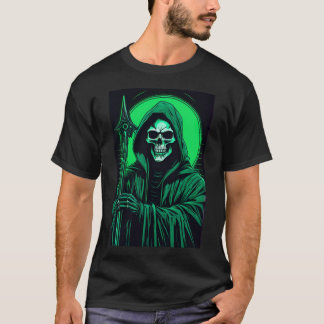 Grim Reaper T-Shirt – Gothic Grim Reaper Skull Dea