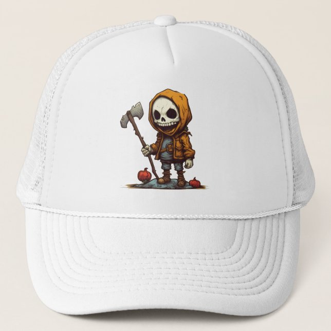 Grim Reaper Trucker Hat (Front)
