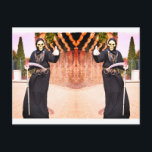 Grim reapers postcard<br><div class="desc">Scary postcard by Helen A. Lisher.</div>