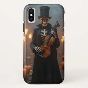 Grim Violinist, by Natasha Us iPhone X Case