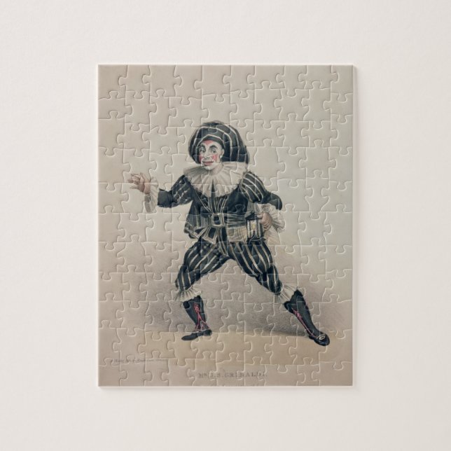 Grimaldi as Scaramouche, from the Commedia dell'Ar Jigsaw Puzzle (Vertical)