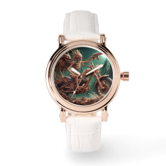 Grimbone and Skulldust, mounted their big chopper  Watch (Front)