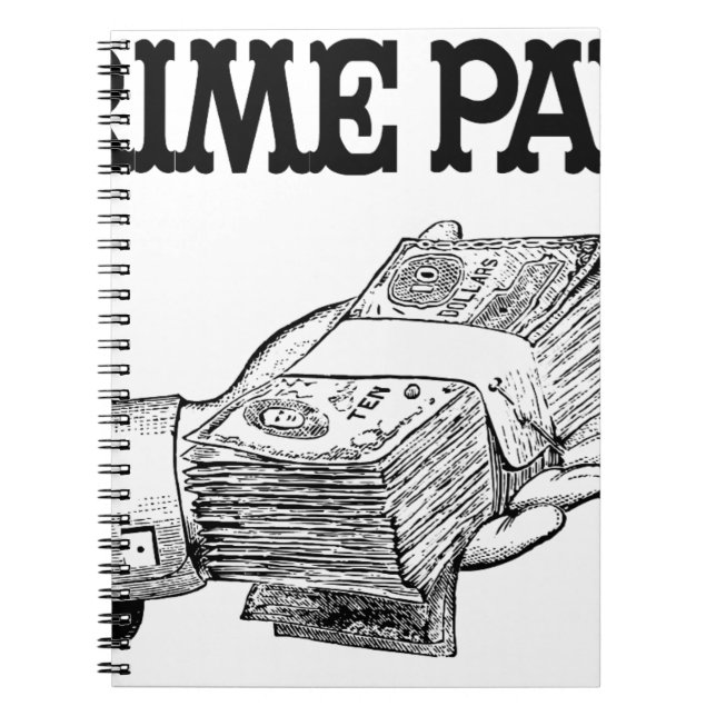 Grime Pays Notebook (Front)