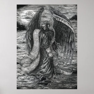 Grime Reaper Poster - Wjhen the Man Comes Around