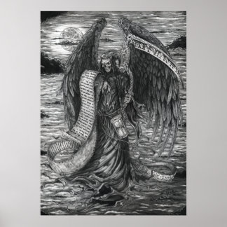 Grime Reaper Poster - Wjhen the Man Comes Around