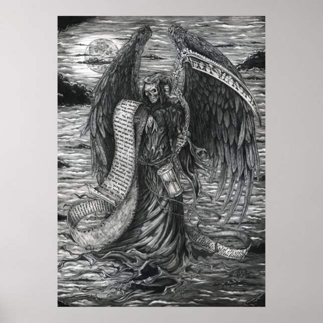 Grime Reaper Poster - Wjhen the Man Comes Around (Front)