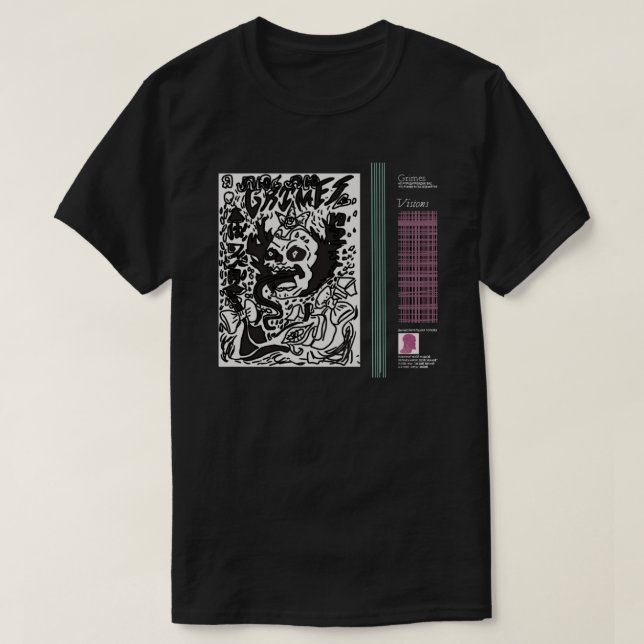 Grimes - Visions Classic T-Shirt Copy (Design Front)