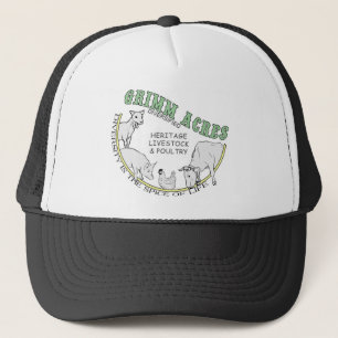 Grimm Acres, Diversified Logo Trucker Hat