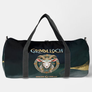 Grimmloch Goat Emblem Fantasy RPG Duffle Bag