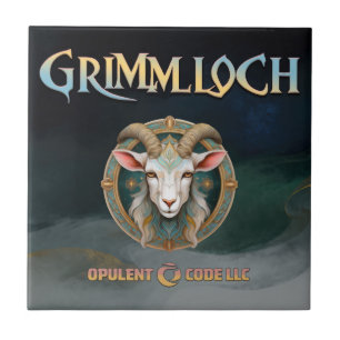 Grimmloch Goat Emblem Fantasy RPG Tile
