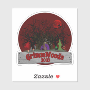 GrimmWoods Sticker 2023 (Back)