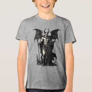 Grimoire Guardian Dantalion Illustration Tri-Blend Shirt