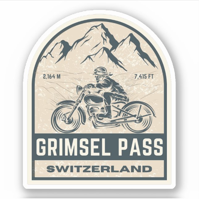  Grimsel Pass swiss–alps motorcycle tour (Front)