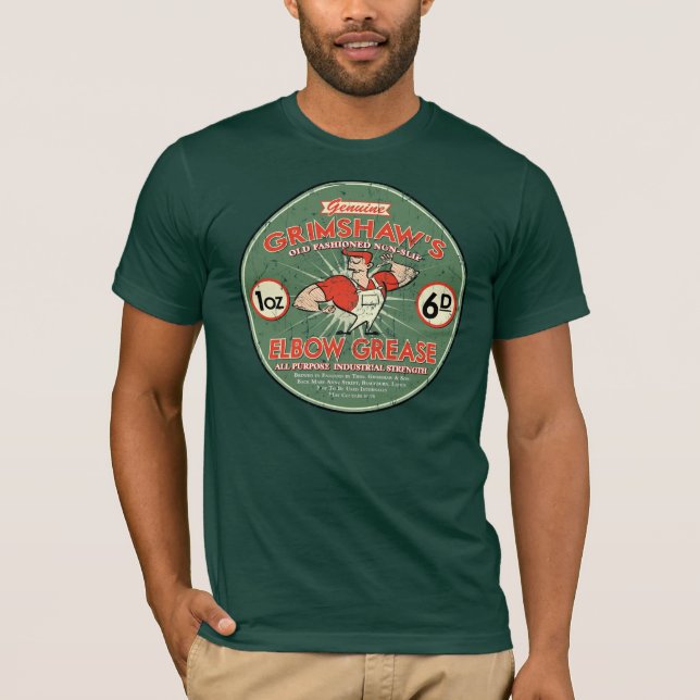 Grimshaw's Elbow grease T-Shirt (Front)