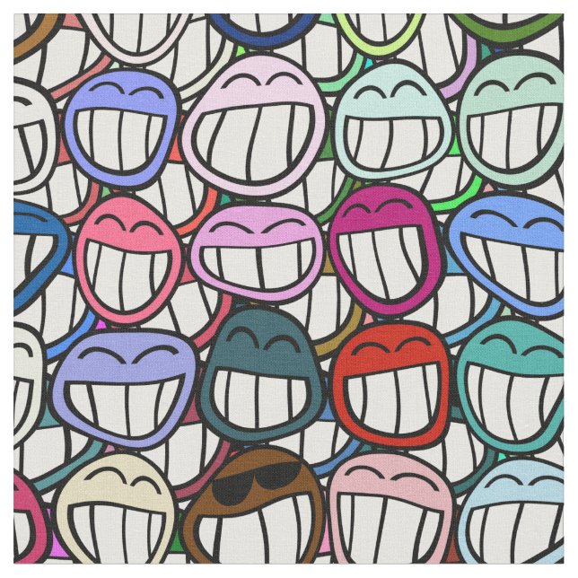 Grin 1 Custom Fabric (Close Up)