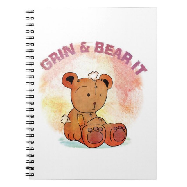 grin and bear it notebook (Front)