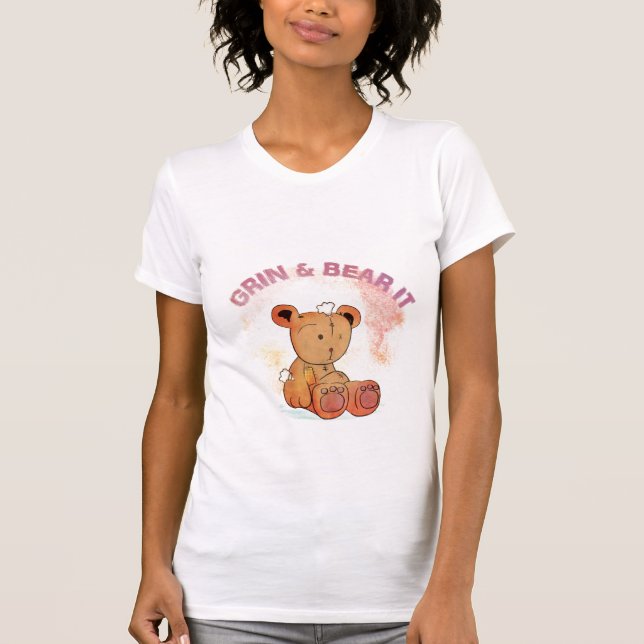 grin and bear it t-shirt (Front)