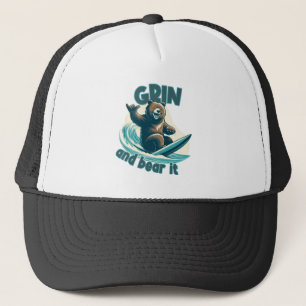 Grin And Bear It Trucker Hat