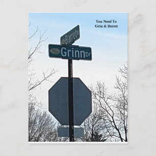 Grin& Barret Postcard