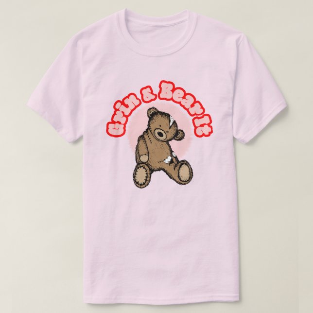 Grin & Bear It T-Shirt (Design Front)