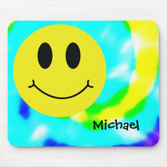 Grin Face Classic Mouse Mat (Front)