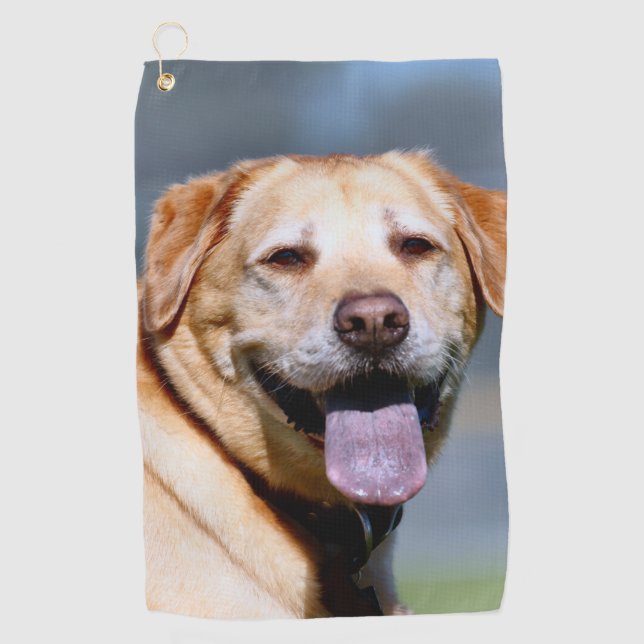 Grin Golf Towel (Front)