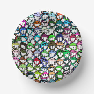 Grin! Paper Plate