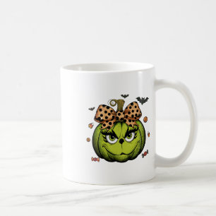 Grinc Pumpkin Coquette Pumpkin Halloween Spooky Se Coffee Mug