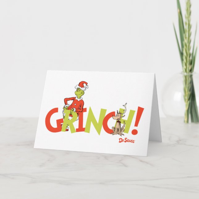 Grinch! Character Logo Graphic Card (Front)