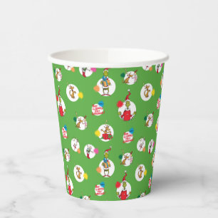 Grinch   Christmas Dot Pattern Paper Cups