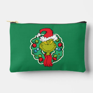 Grinch   Christmas Holiday Wreath Accessory Pouch