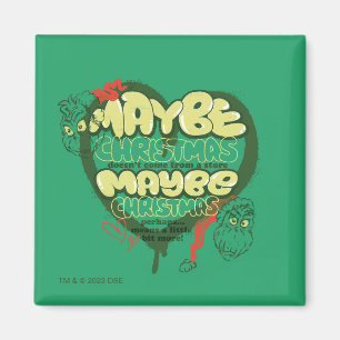 Grinch Christmas Quote Magnet