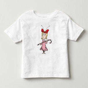 Grinch   Cindy-Lou Who - Holding Candy Cane Toddler T-Shirt