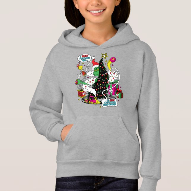 Grinch Colourful Christmas Graphic (Front)