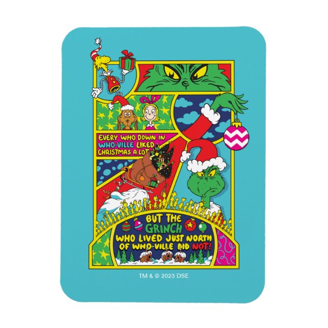 Grinch | Comic Graphic Magnet (Vertical)