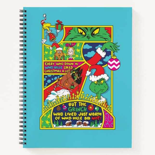Grinch | Comic Graphic Notebook (Front)