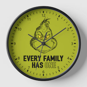 Grinch   Every Family Has One Clock