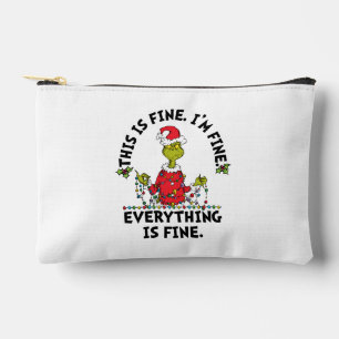 Grinch   Everything is Fine Accessory Pouch